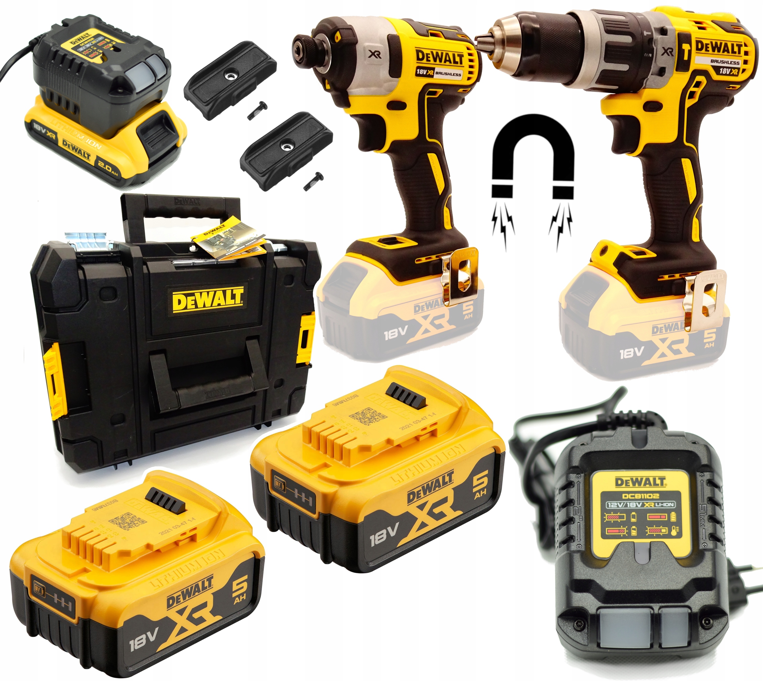 SKRUTKOVAČ DEWALT DCK266P2T Skrutkovač DCD796 DCF887